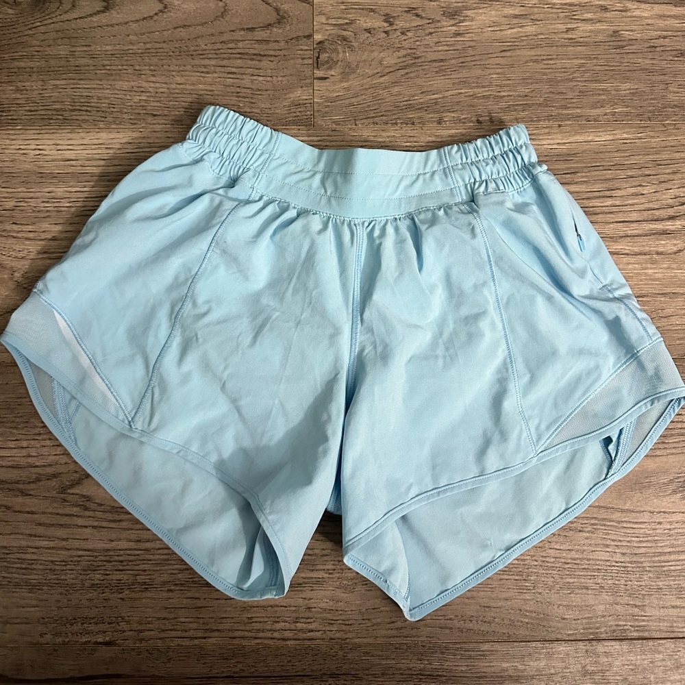 Lululemon Light Blue Women’s Athletic Shorts